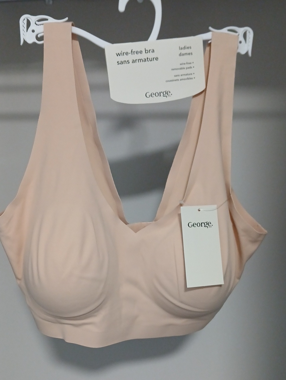 💕George Nude Wireless Seamless Comfort Bra
